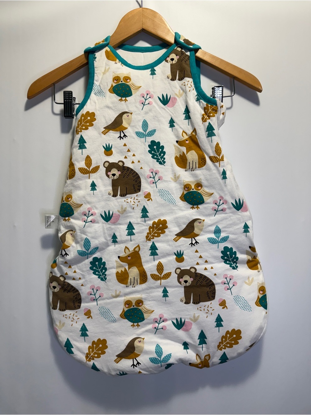 Baby Sleep Sack cotton animal print padded size Small
